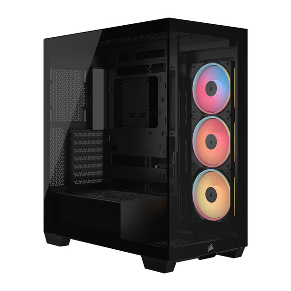 CORSAIR 3500X LX-R RGB iCUE LINK | Mid-tower PC case | Three RGB fans | Black