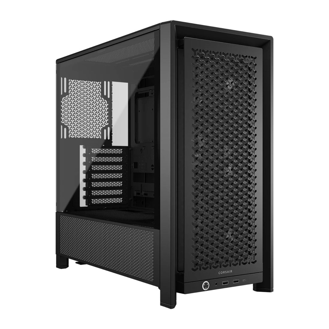 CORSAIR FRAME 4000D RS | Mid-tower PC case | 3 RS120 fans | Black