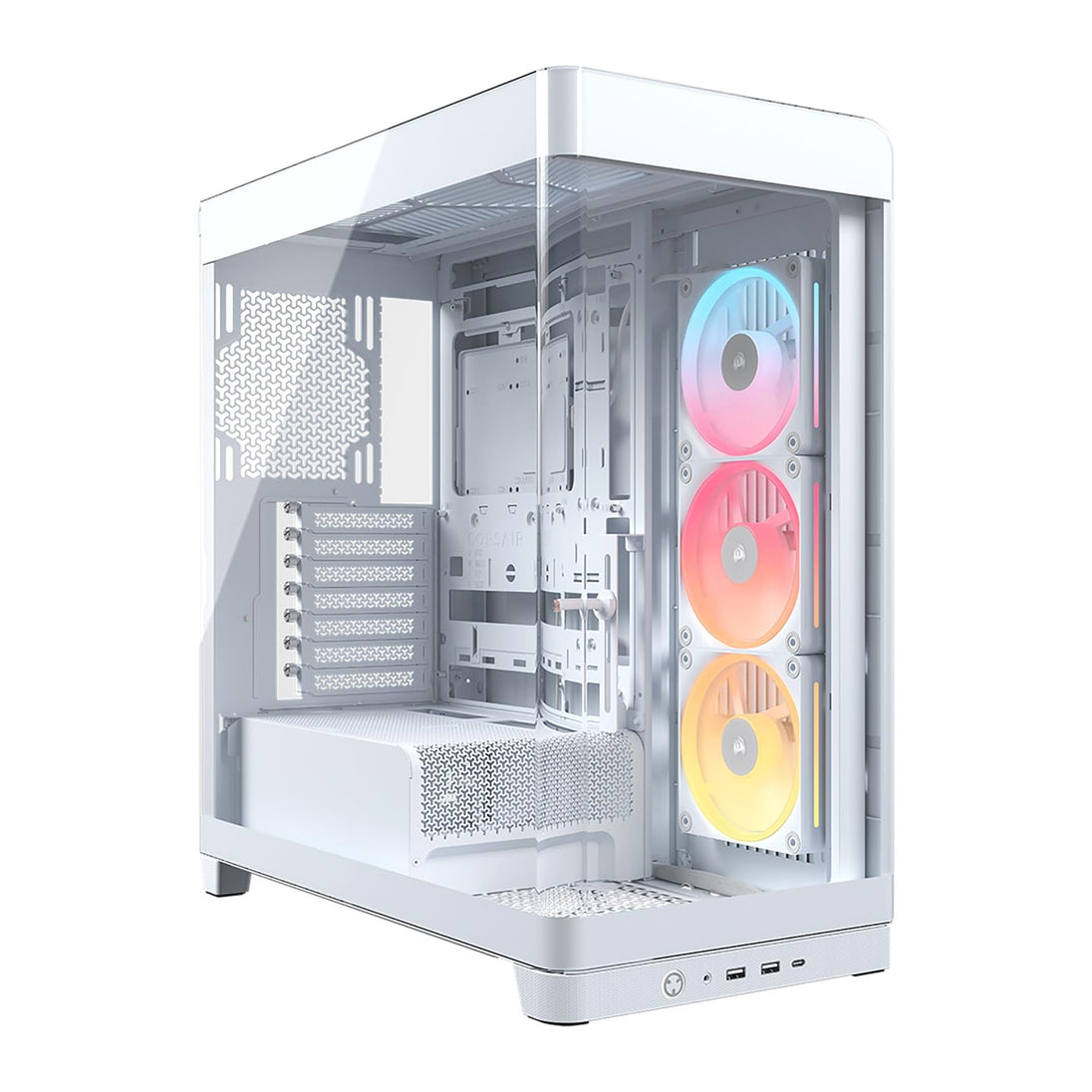 CORSAIR FRAME 4500X LX-R RGB | Mid-tower PC case | iCUE LINK | White