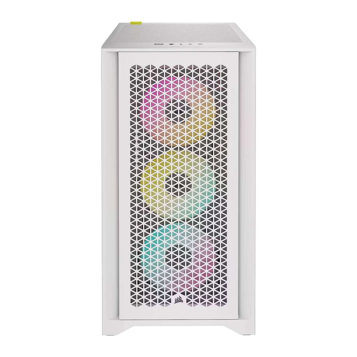CORSAIR iCUE 4000D RGB AIRFLOW | Mid tower PC case | 3 RGB fans | White