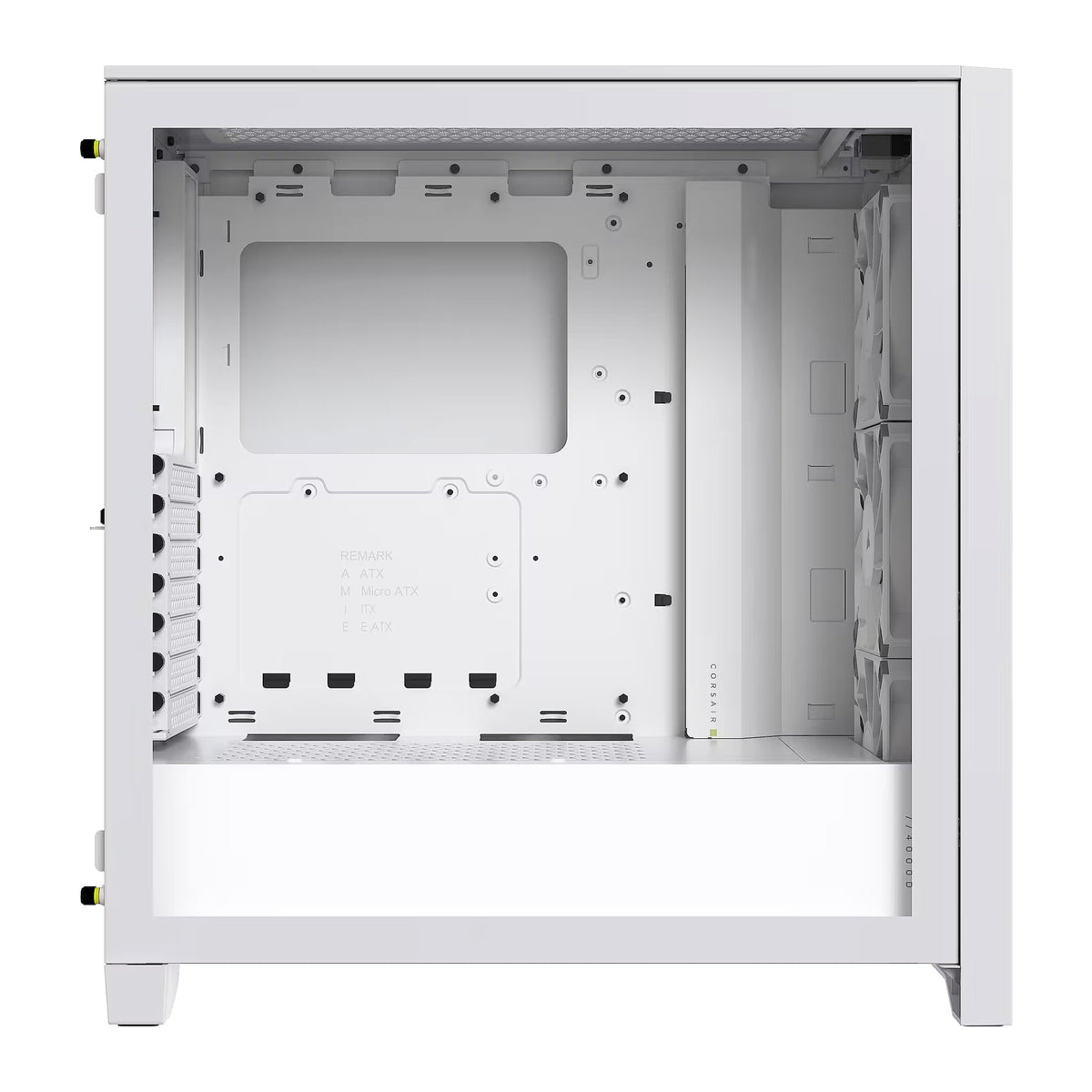 CORSAIR iCUE 4000D RGB AIRFLOW | Mid tower PC case | 3 RGB fans | White