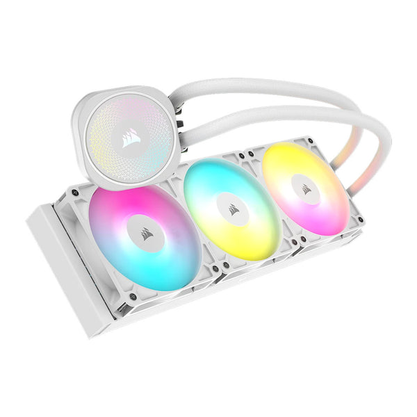 CORSAIR NAUTILUS 360 RS ARGB | Liquid CPU cooler | 360 mm | White