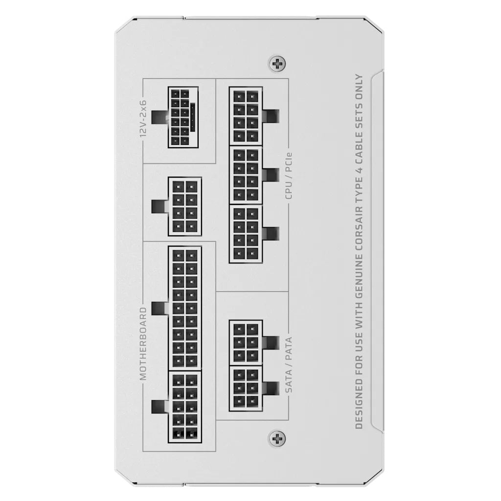 CORSAIR RM1000e | ATX power supply | 1000W Platinum fully modular | White UK
