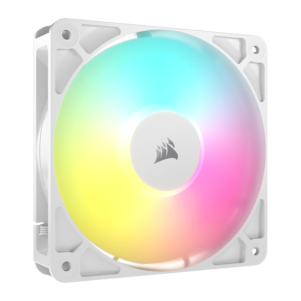 CORSAIR RS120 ARGB | 120mm PWM case fan | 2100 RPM | White