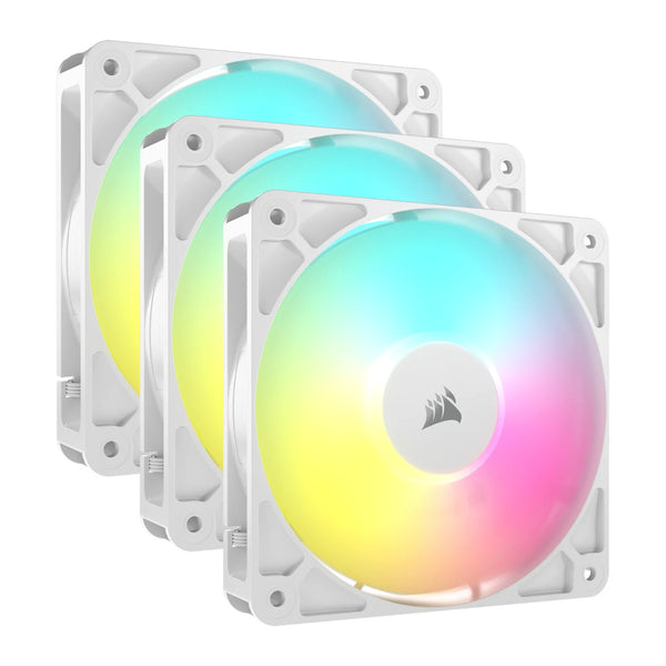 CORSAIR RS120 ARGB | 120mm PWM case fans | Triple pack | White