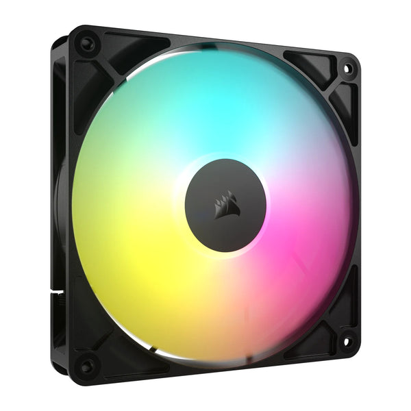 CORSAIR RS140 ARGB | 140mm PWM case fan | 330–1700 RPM | Black