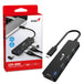 Genius UH-400 | USB-C hub | 4-port USB 3.0 | Black