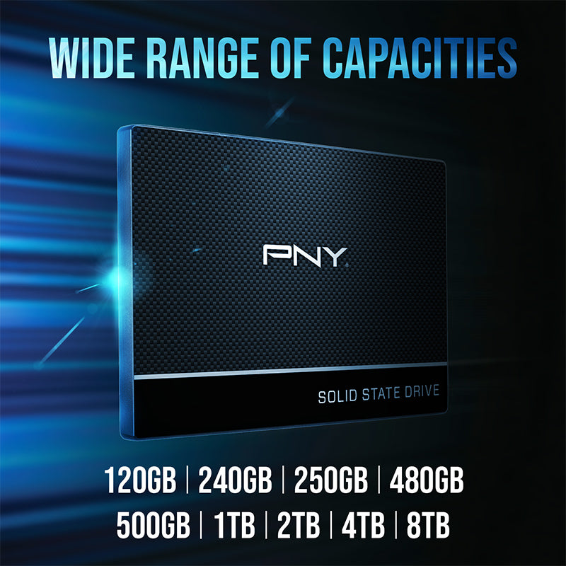PNY CS900 | 250GB internal SSD | SATA III 2.5 inch | 7mm