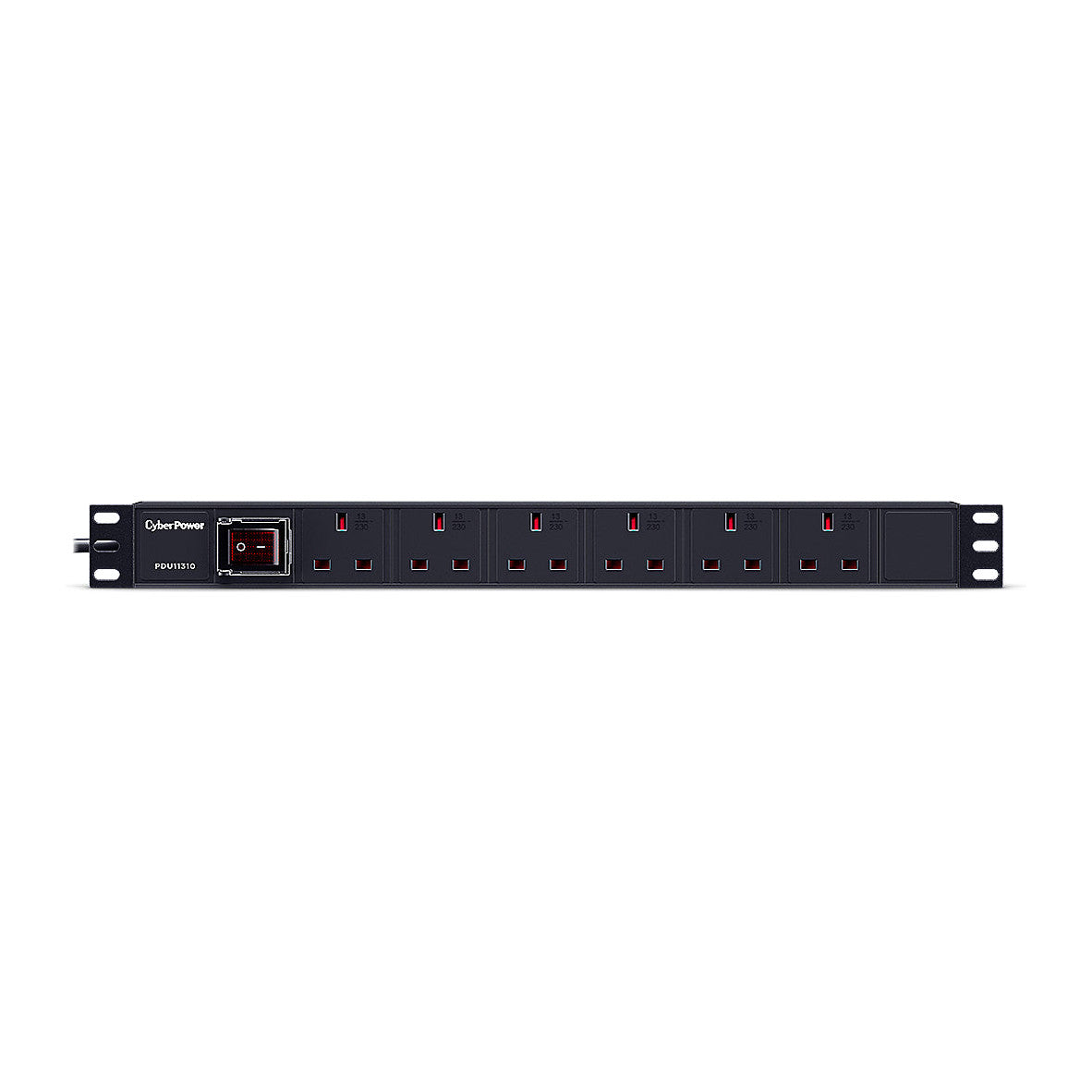 CyberPower PDU11310 | 1U power distribution unit | 6 UK outlets | 13A