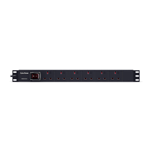 CyberPower PDU11310 | 1U power distribution unit | 6 UK outlets | 13A