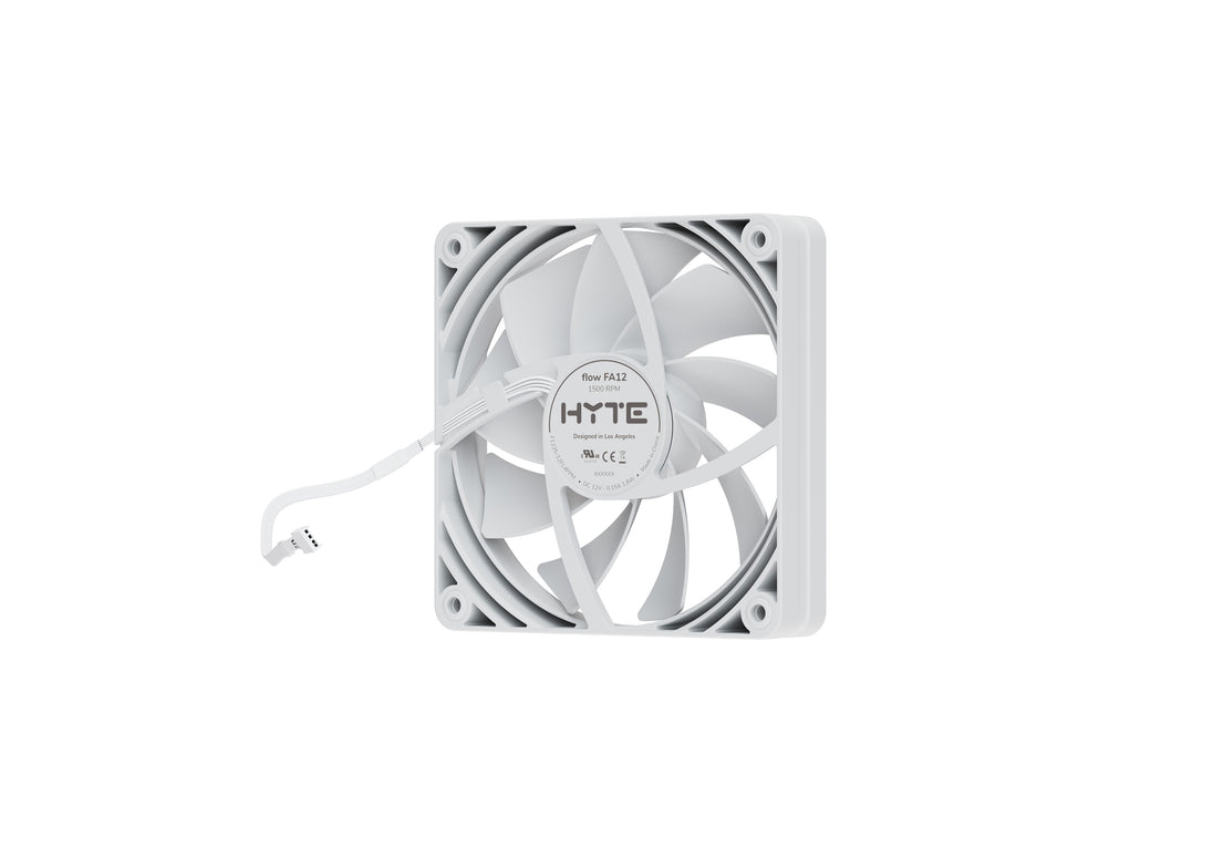 HYTE FA12 | 120mm PWM case fans | 4-pack | Snow White