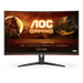 AOC C32G2ZE/BK | Curved gaming monitor | 31.5 inch Full HD 240Hz | Black and red