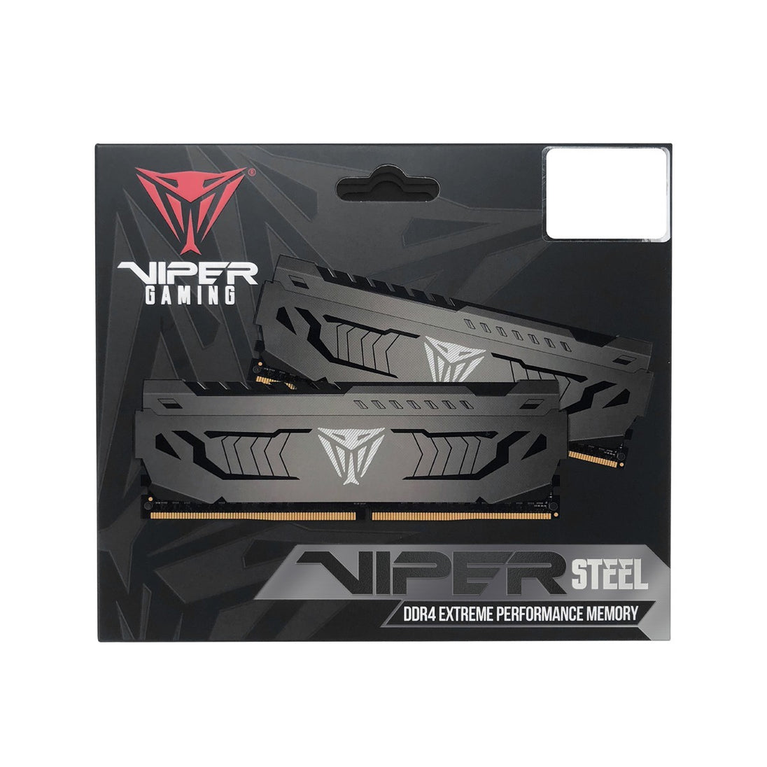 Patriot Viper Steel | 16GB DDR4 RAM kit | 3200MHz CL16 | 2 x 8GB | Gunmetal grey