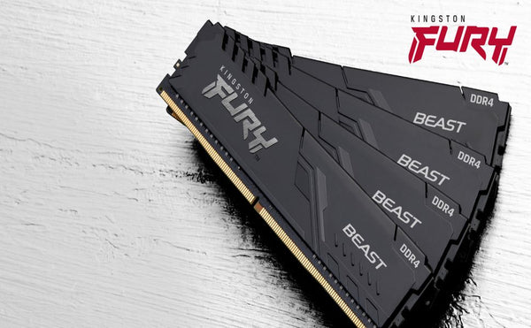 Kingston FURY Beast KF432C16BB/32 | 32GB DDR4 RAM | 3200MT/s CL16 | Black