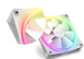 NZXT F140 RGB Duo Twin Pack | 140mm case fans | PWM RGB | White 2-pack