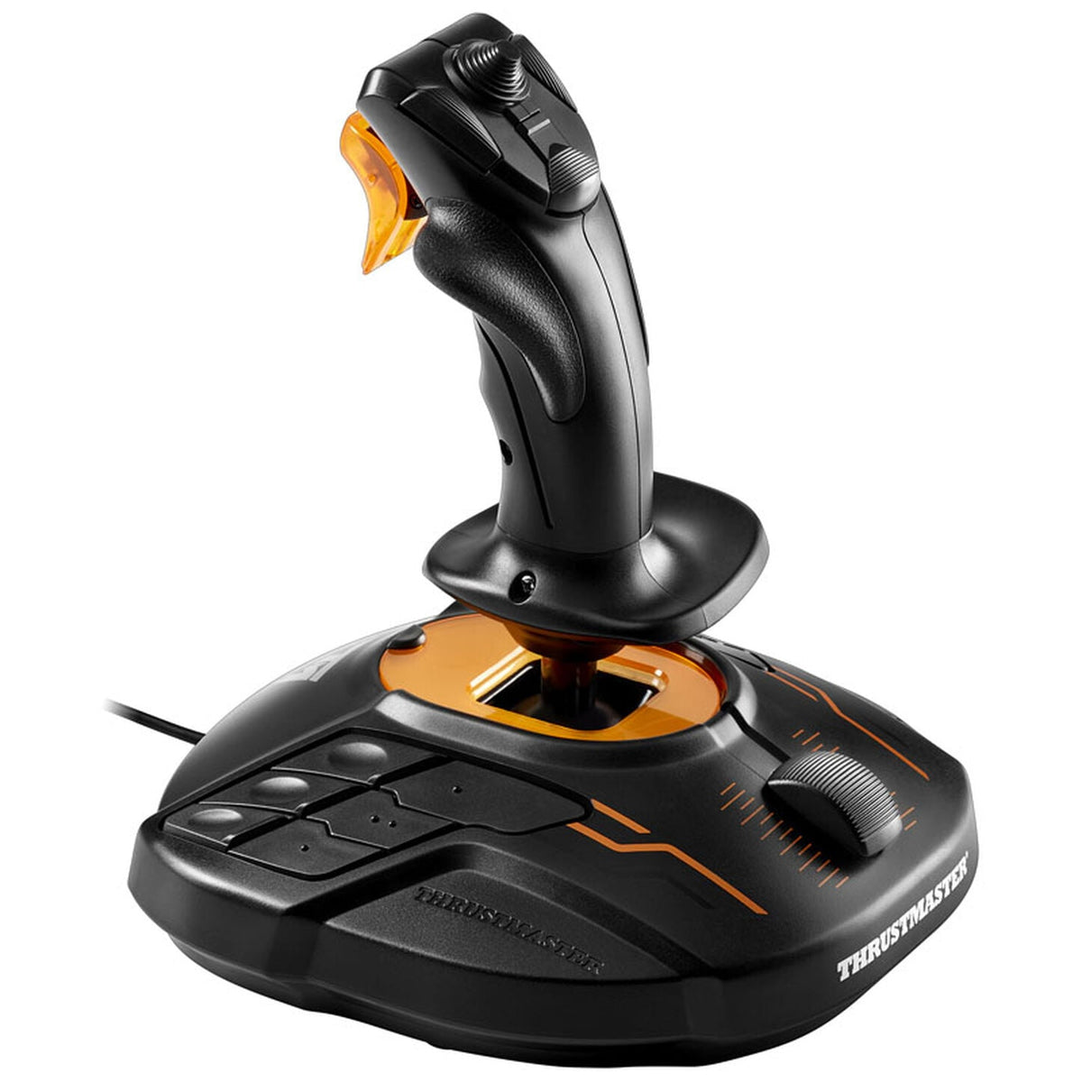 Thrustmaster T.16000M FCS | PC flight joystick | 4 axes | Black and orange