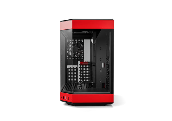 HYTE Y60 | Mid-tower PC case | E-ATX compatible | Red/black