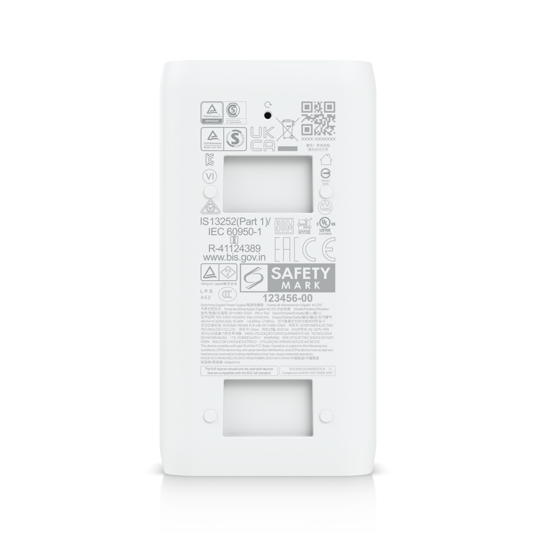 Ubiquiti U-PoE | PoE injector | 802.3af 15W | Gigabit
