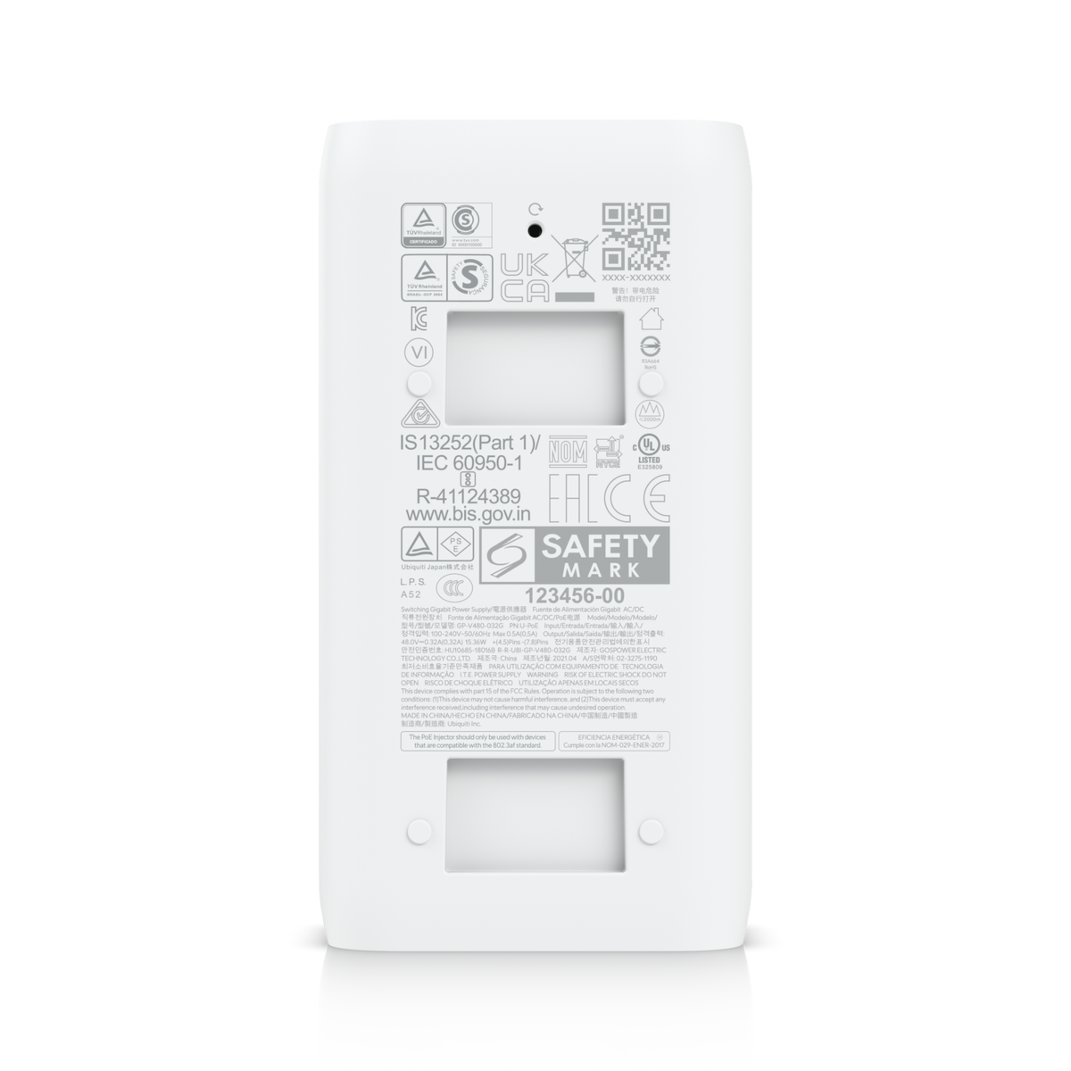 Ubiquiti U-PoE | PoE injector | 802.3af 15W | Gigabit