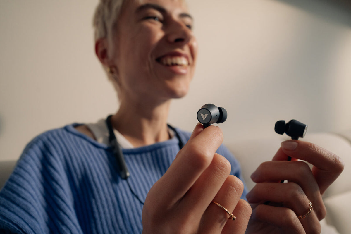 Verbatim TruSound ANC | Wireless neckband earbuds | Bluetooth 5.4 | Black