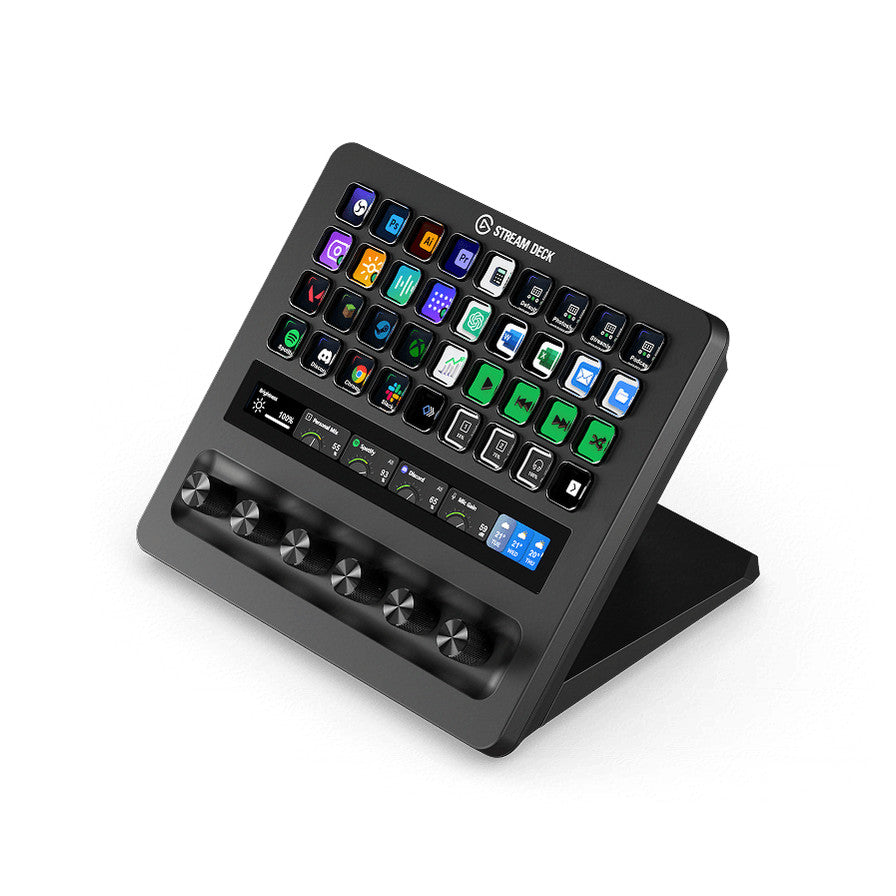 Elgato Stream Deck + XL | Control surface | 36 LCD keys and 6 dials | Black