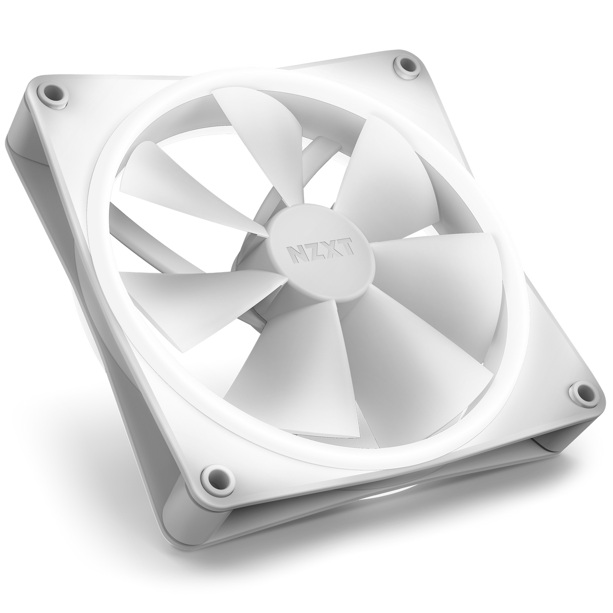 NZXT F140 RGB Duo Twin Pack | 140mm case fans | PWM RGB | White 2-pack