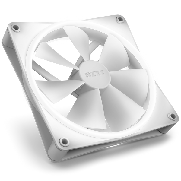 NZXT F140 RGB Duo Twin Pack | 140mm case fans | PWM RGB | White 2-pack