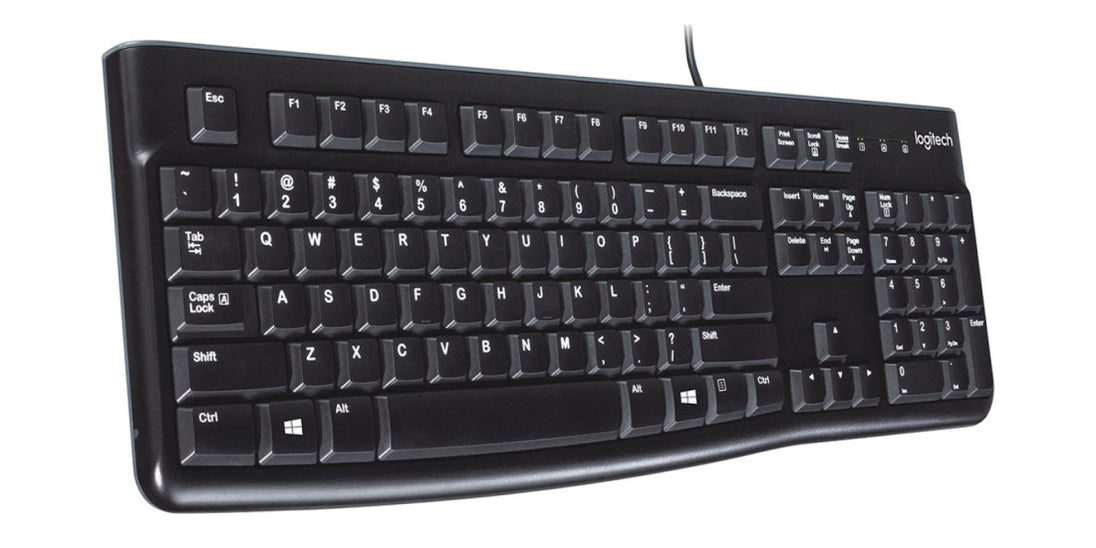 Logitech K120 | Wired keyboard | Full-size USB | UK QWERTY | Black