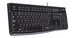 Logitech K120 | Wired keyboard | Full-size USB | UK QWERTY | Black