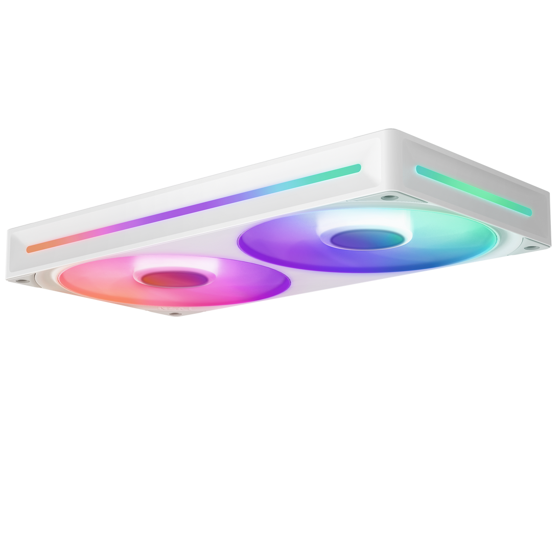NZXT F240 RGB Core | 240mm case fan | Dual 120mm fans | White RGB