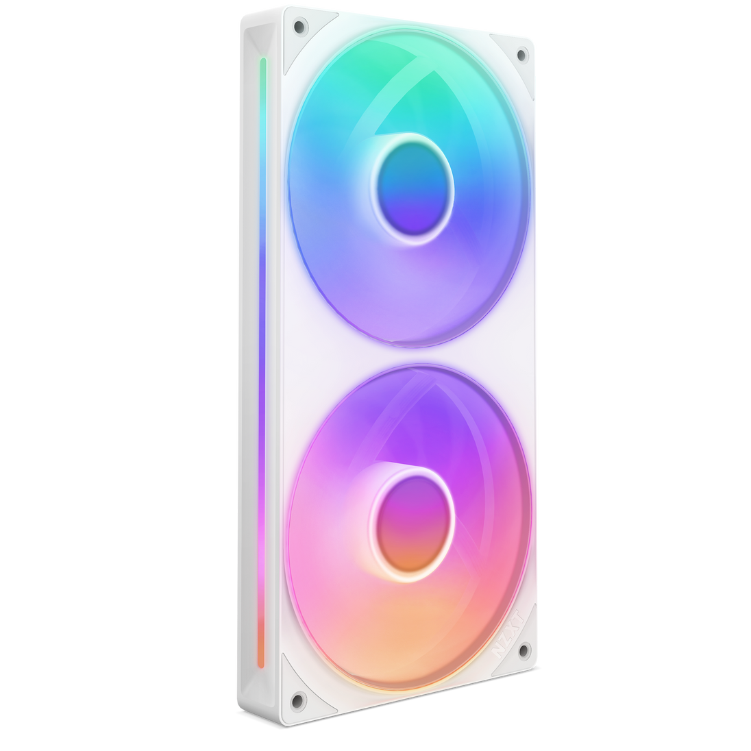 NZXT F240 RGB Core | 240mm case fan | Dual 120mm fans | White RGB