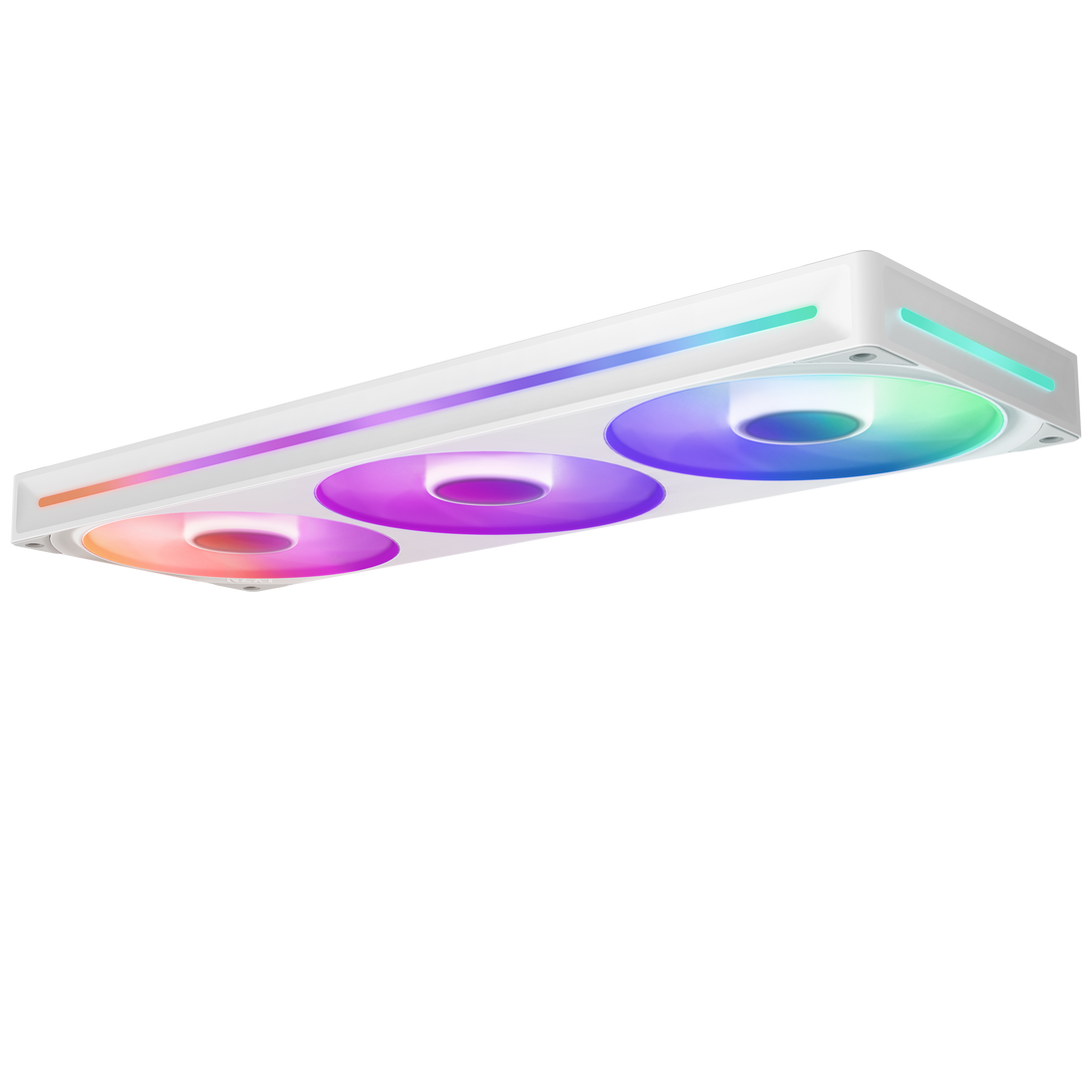 NZXT F360 RGB Core | 360mm RGB case fan | Single-frame triple fan | White