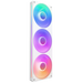 NZXT F360 RGB Core | 360mm RGB case fan | Single-frame triple fan | White