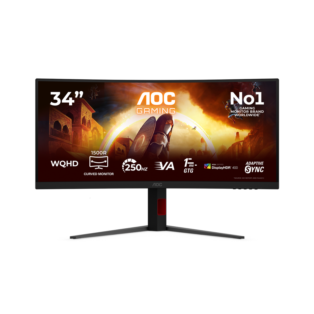 AOC GAMING CU34G4ZCA | WQHD 250Hz | Black