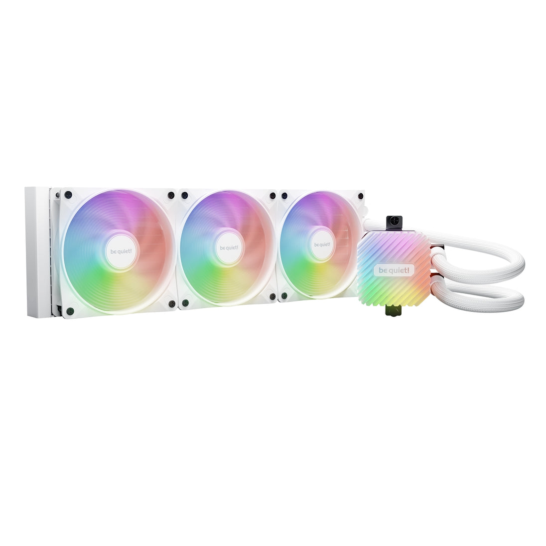 be quiet! LIGHT LOOP 360mm White | AIO CPU water cooler | 3 x 120mm PWM fans