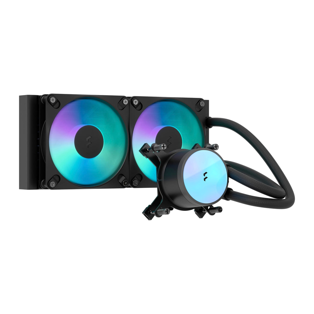 Fractal Design Radius 240 RGB | AIO CPU cooler | 240 mm | Black