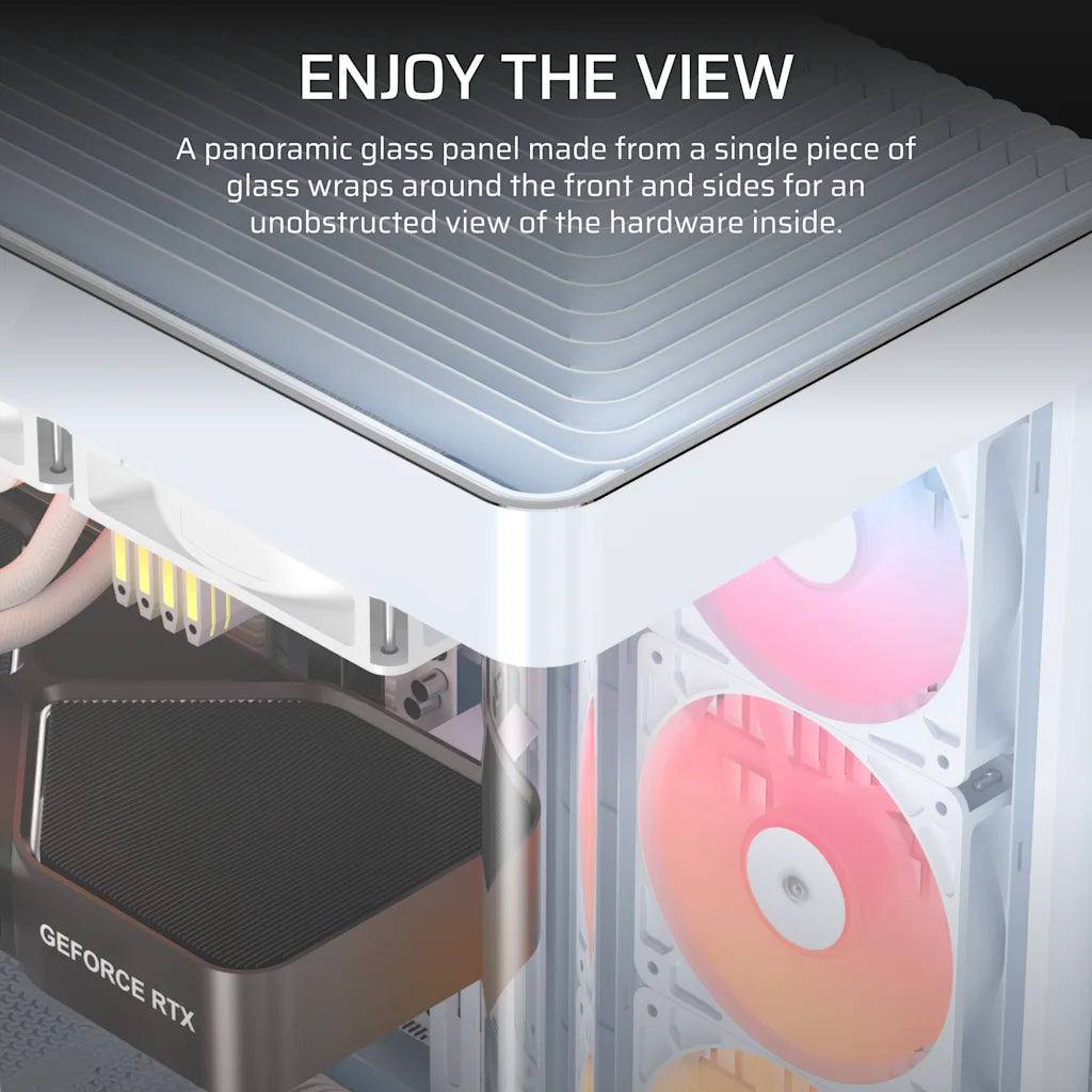 CORSAIR FRAME 4500X RS-R ARGB | PC case | Panoramic glass | White
