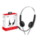 Genius HS-220U | USB headset with microphone | Plug and play | Black