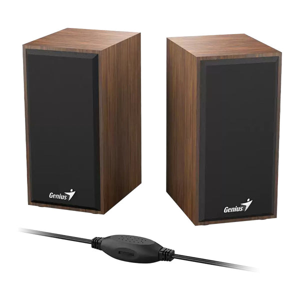 Genius SP-HF180 | USB desktop speakers | 2.0 stereo 6W | Wooden