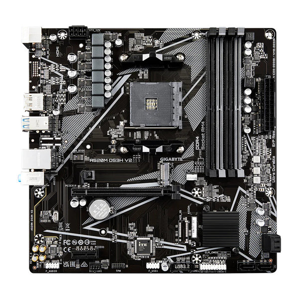 GIGABYTE A520M DS3H V2 | AM4 Motherboard | DDR4 | Micro-ATX