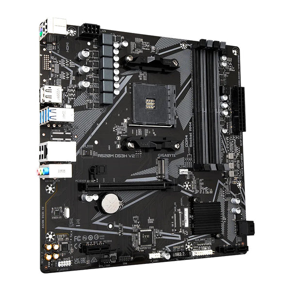 GIGABYTE A520M DS3H V2 | AM4 Motherboard | DDR4 | Micro-ATX