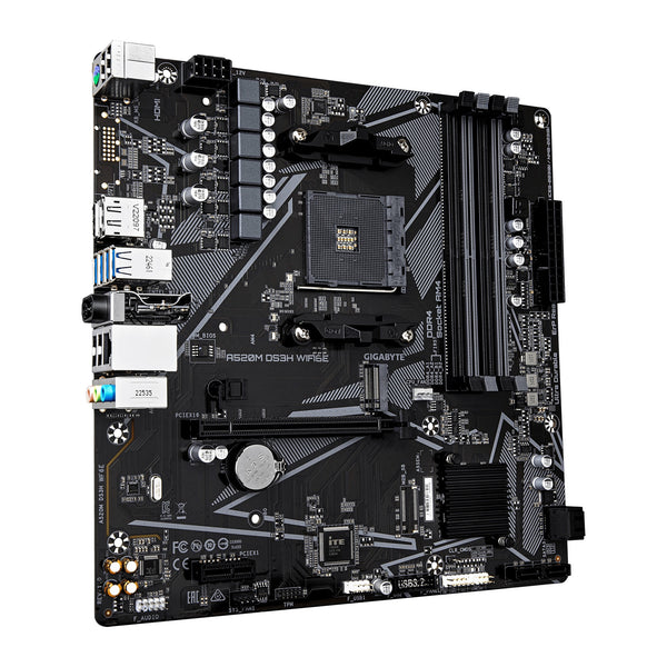 GIGABYTE A520M DS3H WIFI6E | Motherboard | AM4 DDR4 Wi-Fi 6E | Micro-ATX