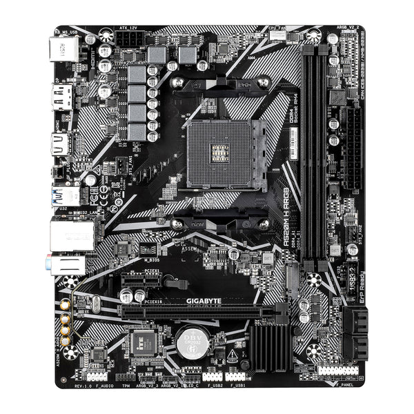 GIGABYTE A520M H ARGB | Motherboard | AM4 DDR4 | Micro-ATX