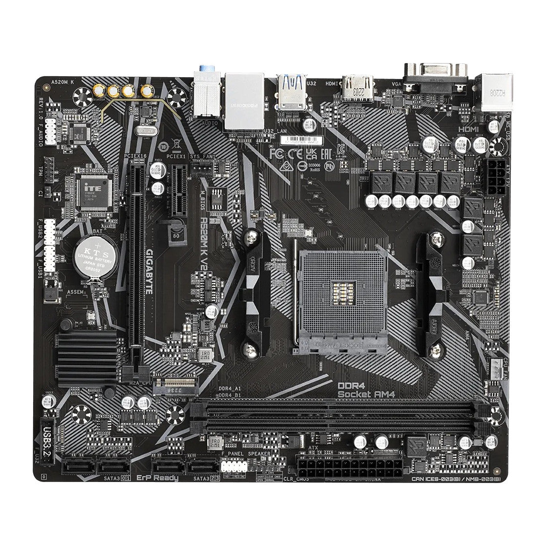 GIGABYTE A520M K V2 | Ultra Durable Motherboard | AM4 DDR4 | Micro-ATX
