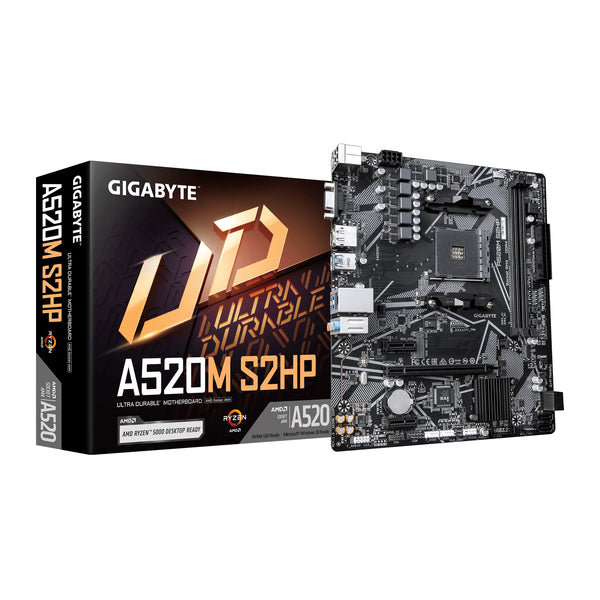 Gigabyte A520MS2HP | A520M S2HP (Socket AM4/A520/DDR4/S-ATA 6Gb/s/Micro ATX)