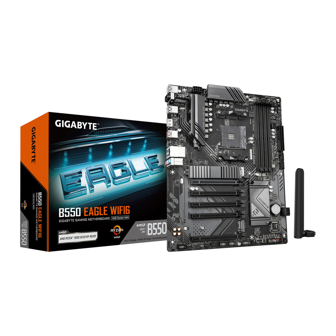 GIGABYTE B550 EAGLE WIFI6 | Motherboard | AM4 4x DDR4 | ATX