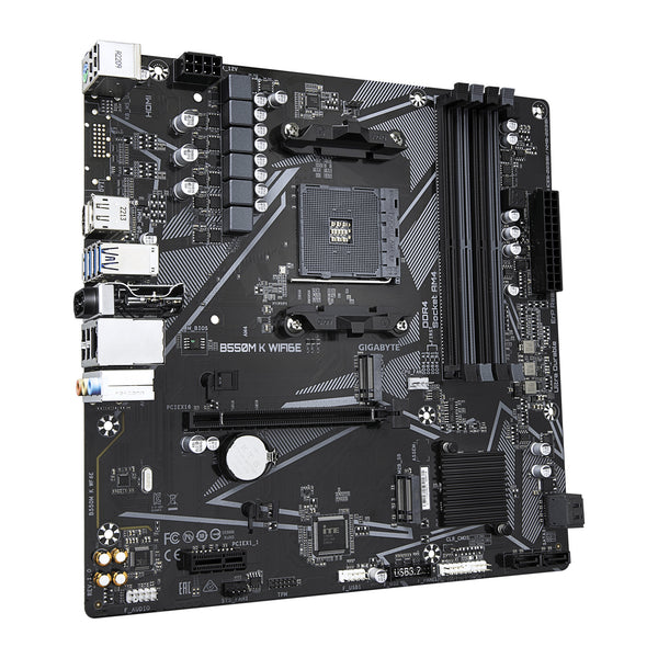 GIGABYTE B550M K WIFI6E | AM4 Motherboard | Wi-Fi 6E | Micro-ATX DDR4