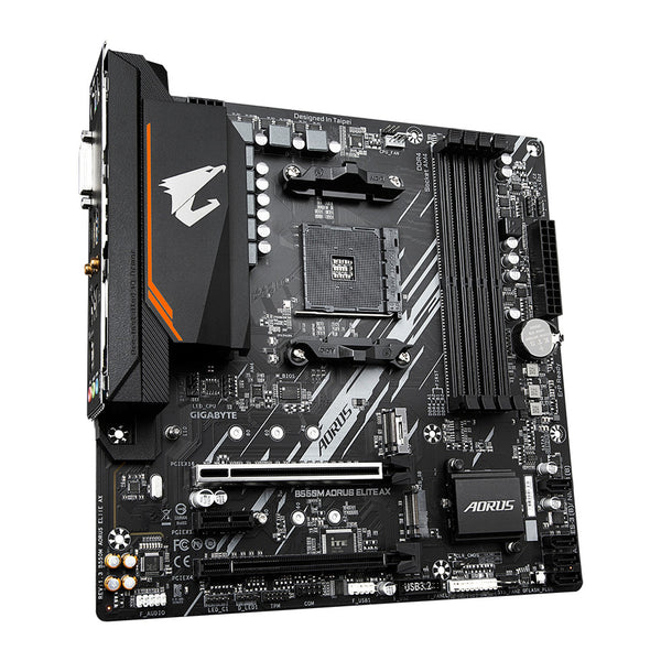 GIGABYTE B550M AORUS ELITE AX | AM4 Micro ATX Motherboard | DDR4 | Wi-Fi 6E