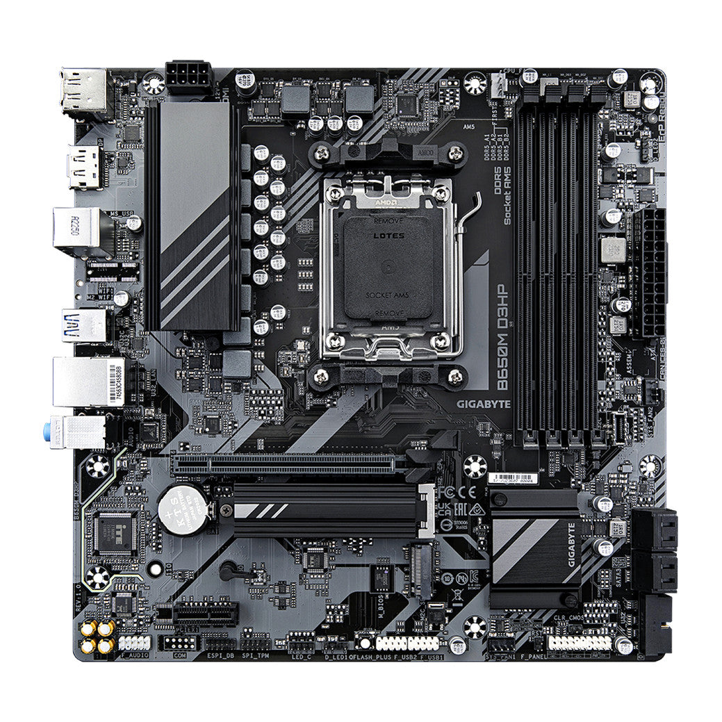 GIGABYTE B650M D3HP | Motherboard | AM5 DDR5 2.5GbE | Micro-ATX