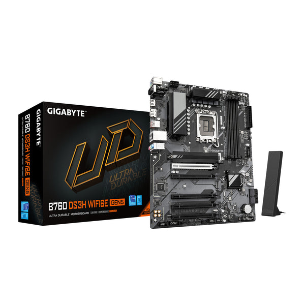 GIGABYTE B760 DS3H WIFI6E GEN5 | ATX motherboard | LGA1700 DDR5 | Wi-Fi 6E